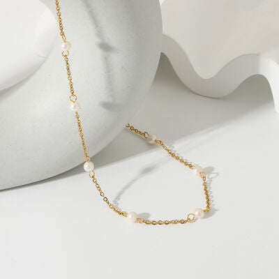 Freshwater Pearl 18K Gold-Plated Necklace - Gold / One Size - All Products - Necklaces - 3 - 2024