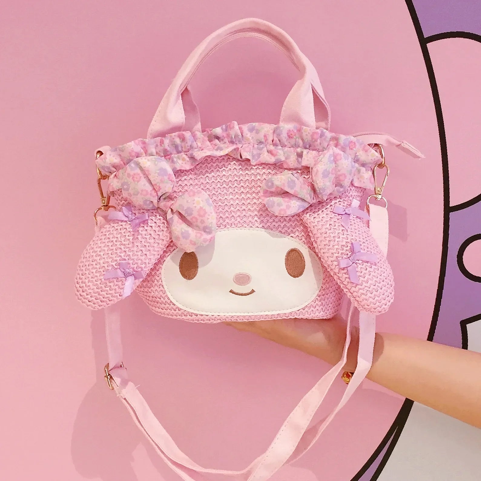 Hello Kitty & My Melody Heart Bag - Melody A - All Products - Handbags - 3 - 2024