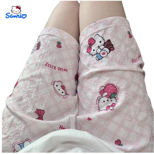 Hello Kitty Pajama Shorts - Pink / XL - All Products - Shorts - 7 - 2024