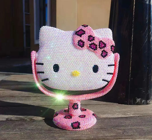 Hello Kitty Rhinestone Vanity Mirror - White - All Products - Mirrors - 7 - 2024