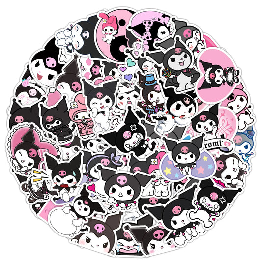 Kawaii Kuromi Stickers: Waterproof Decals - All Products - Decorative Stickers - 2 - 2024