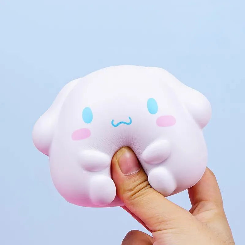 Kawaii Melody Decompression Squishy: Sanrio Kuromi Cinnamoroll Stress Relief Toy - Cinnamoroll - All Products - Apparel