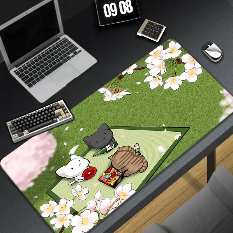 Kawaii Office Desk Mat - Adorned with Cute Cat Designs - All Products - Mouse Pads - 20 - 2024