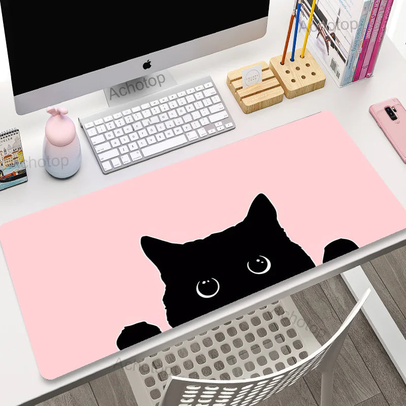 Kawaii Office Desk Mat - Adorned with Cute Cat Designs - All Products - Mouse Pads - 19 - 2024