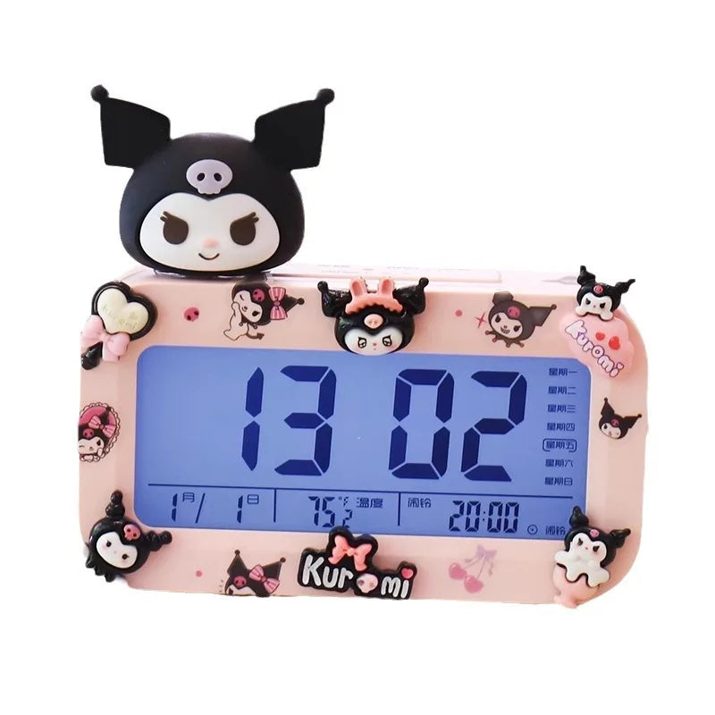 Kawaii Sanrio Alarm Clock - Kuromi Cinnamoroll & My Melody - All Products - Alarm Clocks - 5 - 2024