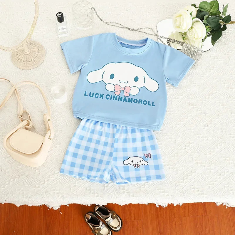 Kawaii Sanrio Children Summer Pajamas Set - Pink / 140 - All Products - Baby & Toddler Clothing - 9 - 2024