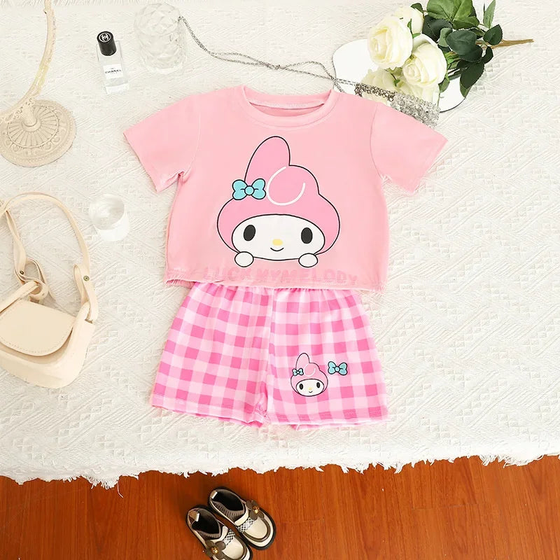 Kawaii Sanrio Children Summer Pajamas Set - Blue / 140 - All Products - Baby & Toddler Clothing - 8 - 2024