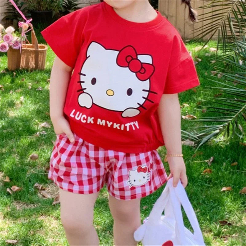 Kawaii Sanrio Children Summer Pajamas Set - All Products - Baby & Toddler Clothing - 5 - 2024