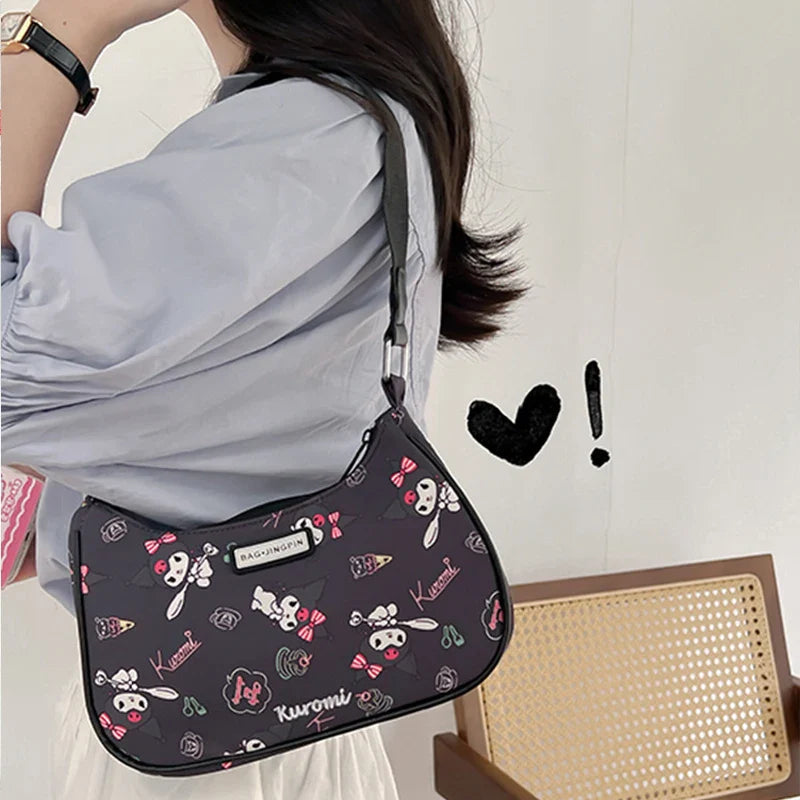 Kawaii Sanrio Shoulder Bag – Kuromi My Melody Hello Kitty - All Products - Handbags - 3 - 2024