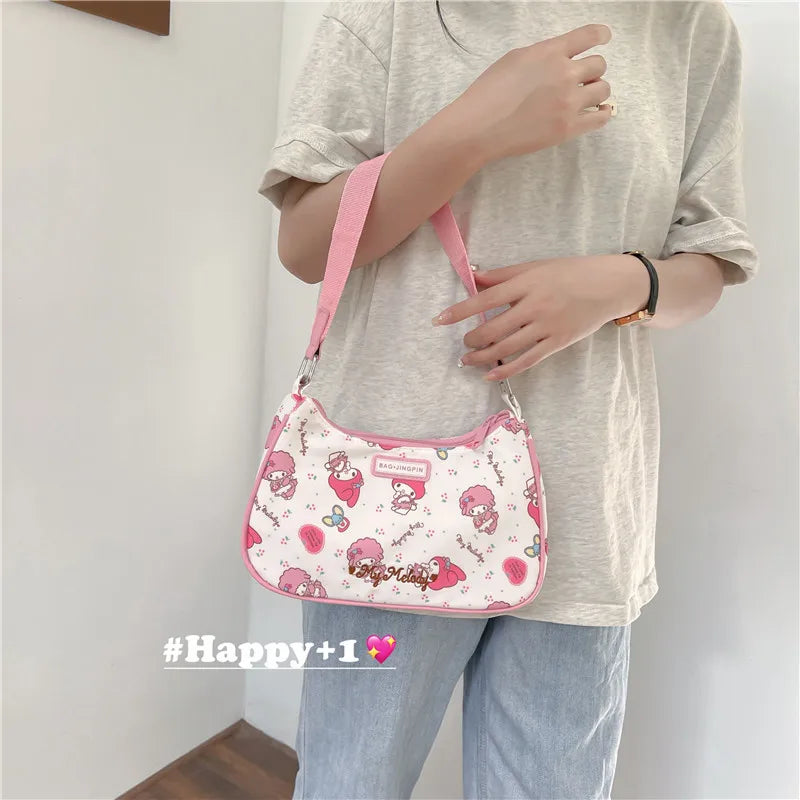 Kawaii Sanrio Shoulder Bag – Kuromi My Melody Hello Kitty - All Products - Handbags - 4 - 2024