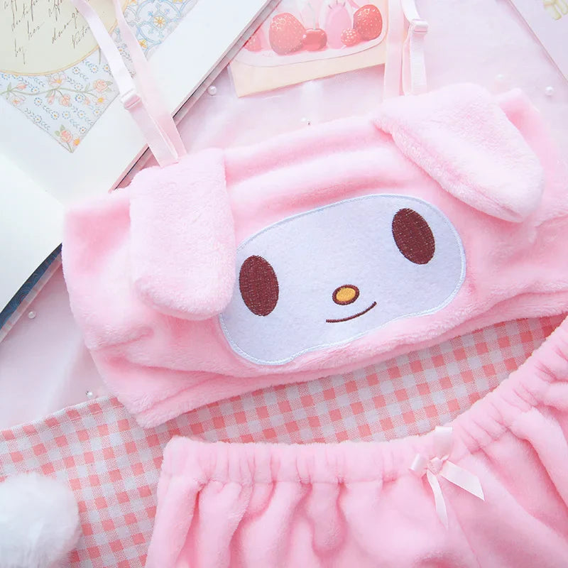 My Melody Cinnamoroll Pajama Two Piece Set - All Products - Outfit Sets - 22 - 2024
