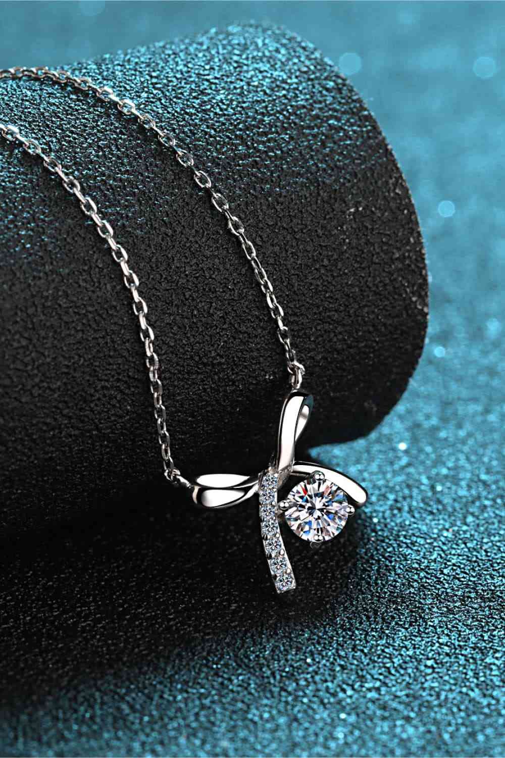 Moissanite 925 Sterling Silver Necklace - Silver / One Size - All Products - Necklaces - 2 - 2024
