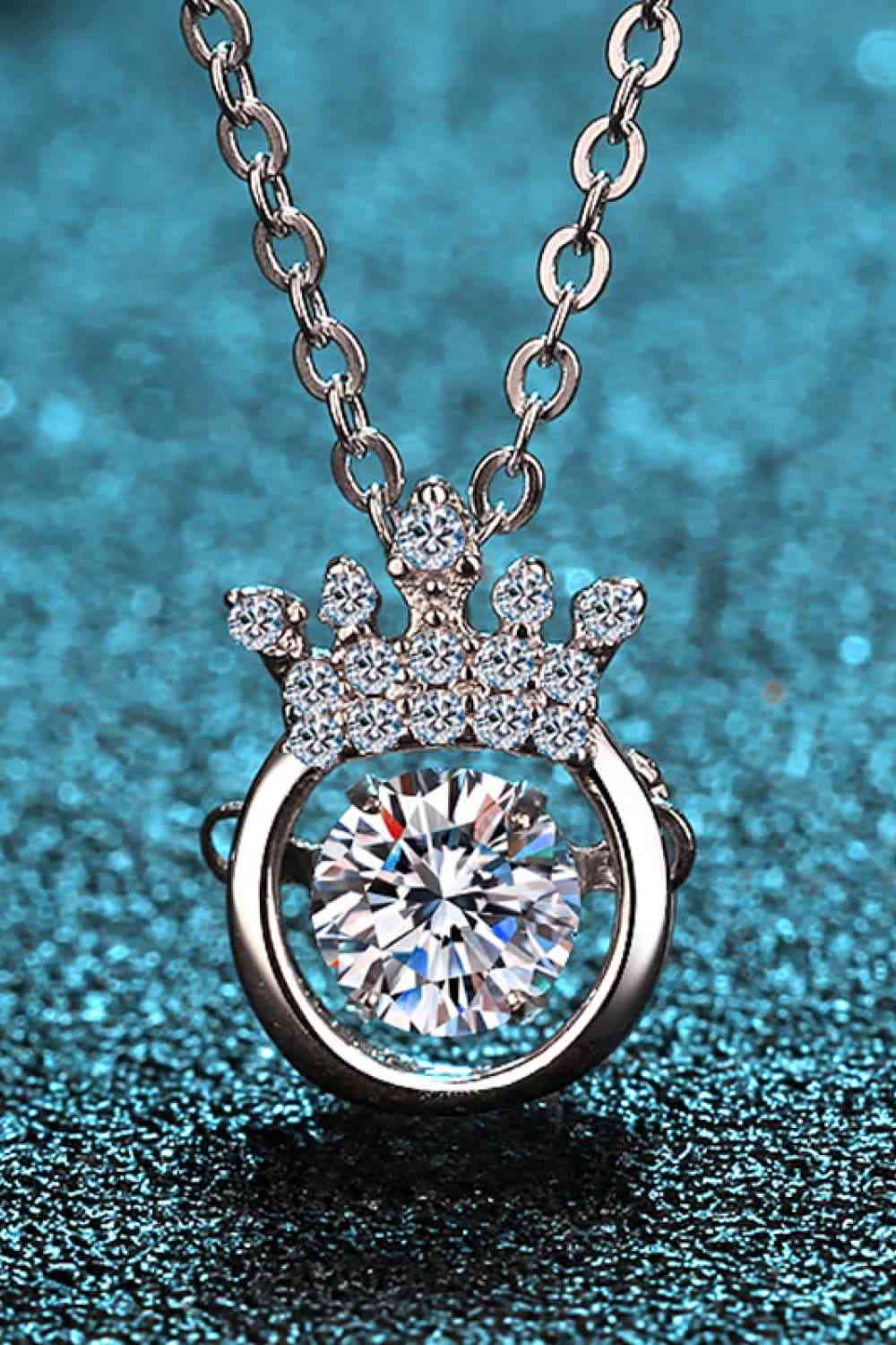 Moissanite 925 Sterling Silver Necklace - Silver / One Size - All Products - Necklaces - 3 - 2024