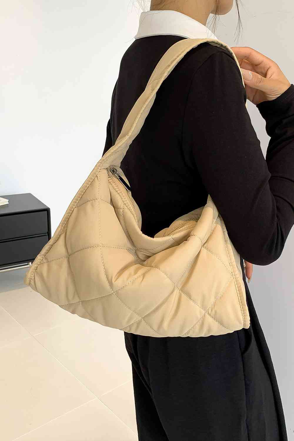 Nylon Shoulder Bag - Sand / One Size - All Products - Handbags - 6 - 2024