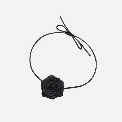 PU Leather Rope Rose Shape Necklace - All Products - Necklaces - 2 - 2024