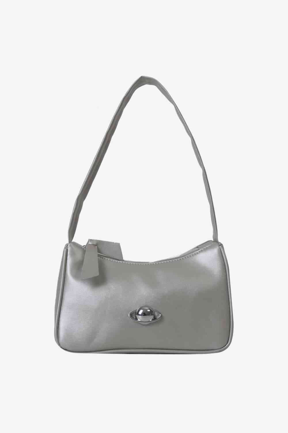 PU Leather Shoulder Bag - Silver / One Size - All Products - Handbags - 5 - 2024