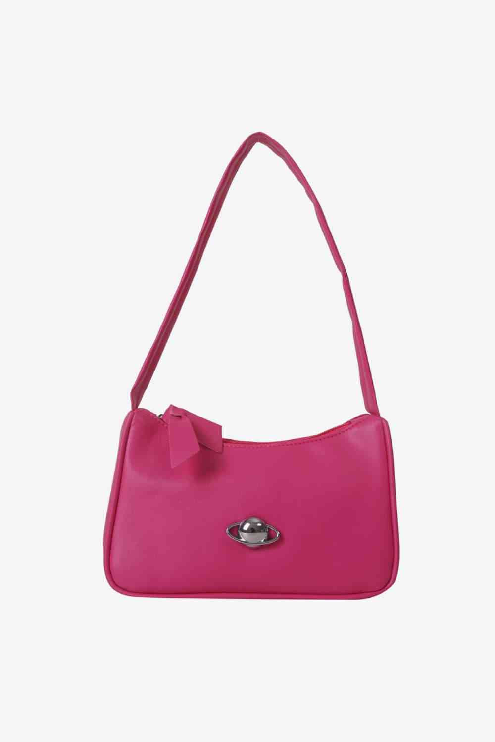 PU Leather Shoulder Bag - Deep Rose / One Size - All Products - Handbags - 1 - 2024