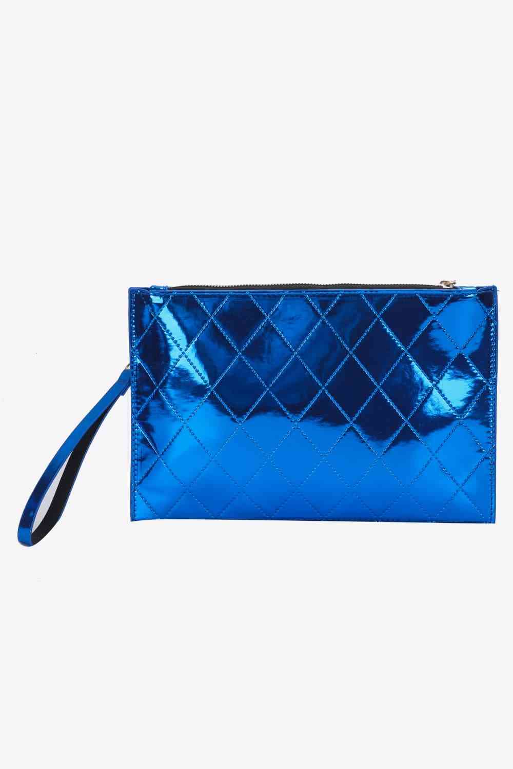 PU Leather Wristlet Bag - Cobalt Blue / One Size - All Products - Handbags - 5 - 2024