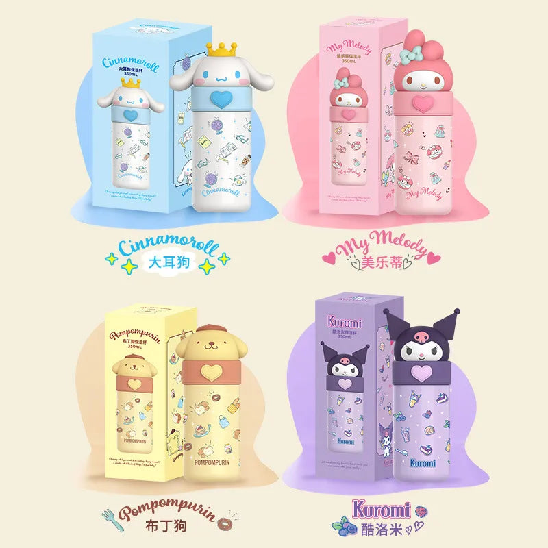 Sanrio 350ml Water Cup - Kawaii Cinnamoroll My Melody Thermos Cups - All Products - Household Appliance Accessories - 1
