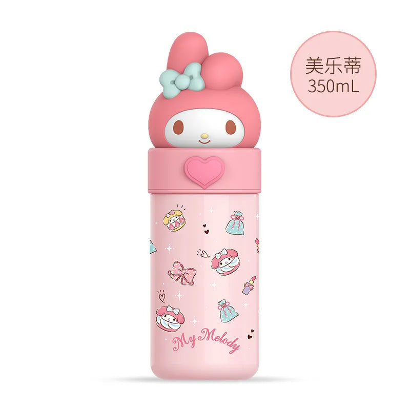Sanrio 350ml Water Cup - Kawaii Cinnamoroll My Melody Thermos Cups - 1-My Melody 350ML - All Products - Household