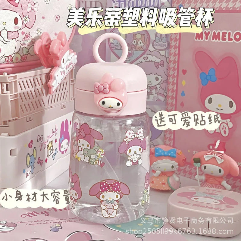 Sanrio 350ml Water Cup - Kawaii Cinnamoroll My Melody Thermos Cups - 1-My Melody 400ML - All Products - Household