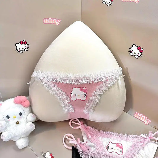 Sanrio Hello Kitty Lace Underwear - Pink / L 50-65kg - All Products - Lingerie - 2 - 2024