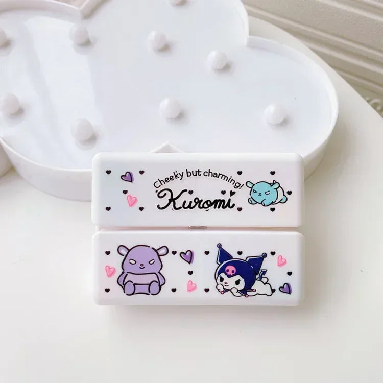 Sanrio Hello Kitty Press Box: Cute Cartoon Cinnamonroll Girl Lipstick and Cosmetics Storage - C 10x7x2.5CM 2 - All