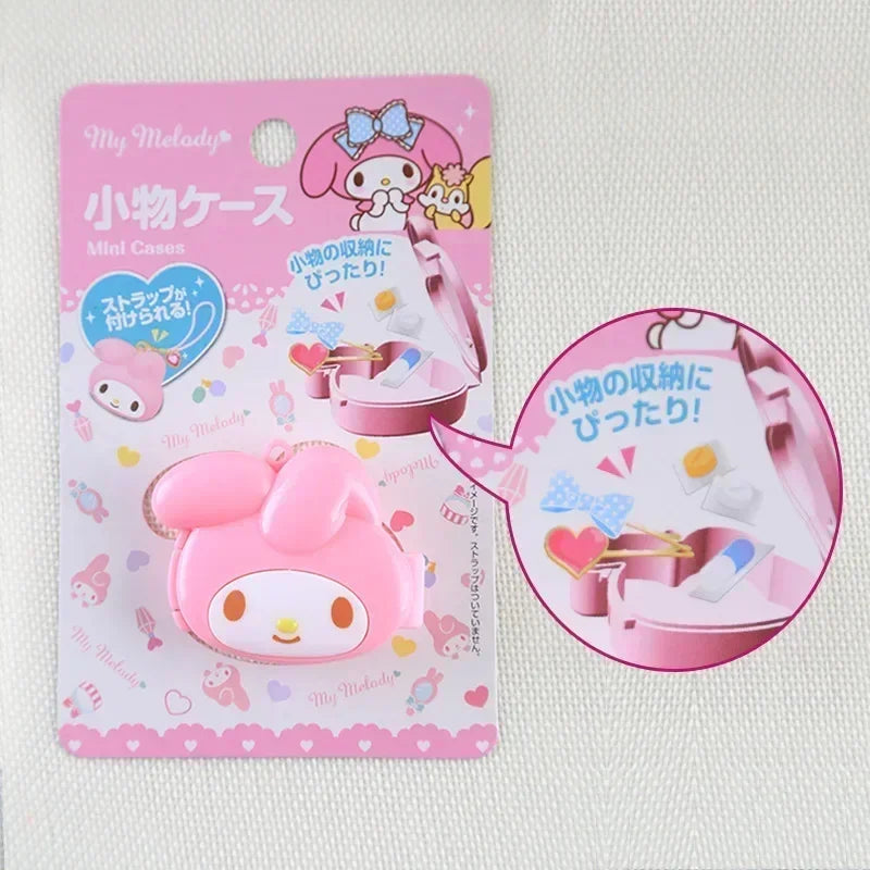 Sanrio Hello Kitty Press Box: Cute Cartoon Cinnamonroll Girl Lipstick and Cosmetics Storage - A - All Products