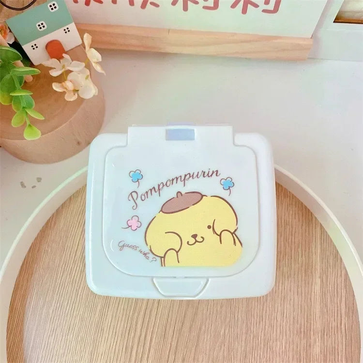 Sanrio Hello Kitty Press Box: Cute Cartoon Cinnamonroll Girl Lipstick and Cosmetics Storage - B 10.5-9.5-5.5CM 13 - All