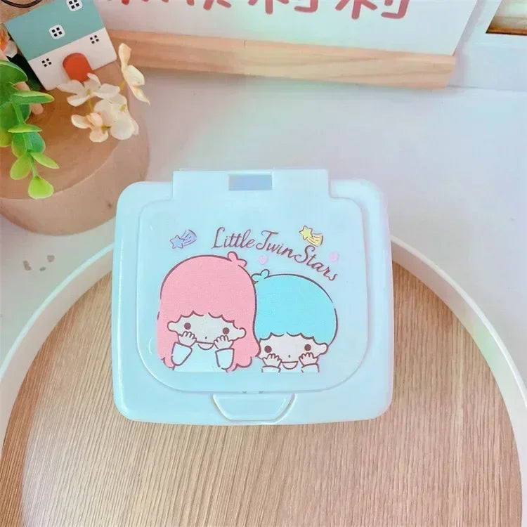 Sanrio Hello Kitty Press Box: Cute Cartoon Cinnamonroll Girl Lipstick and Cosmetics Storage - B 10.5-9.5-5.5CM 12 - All