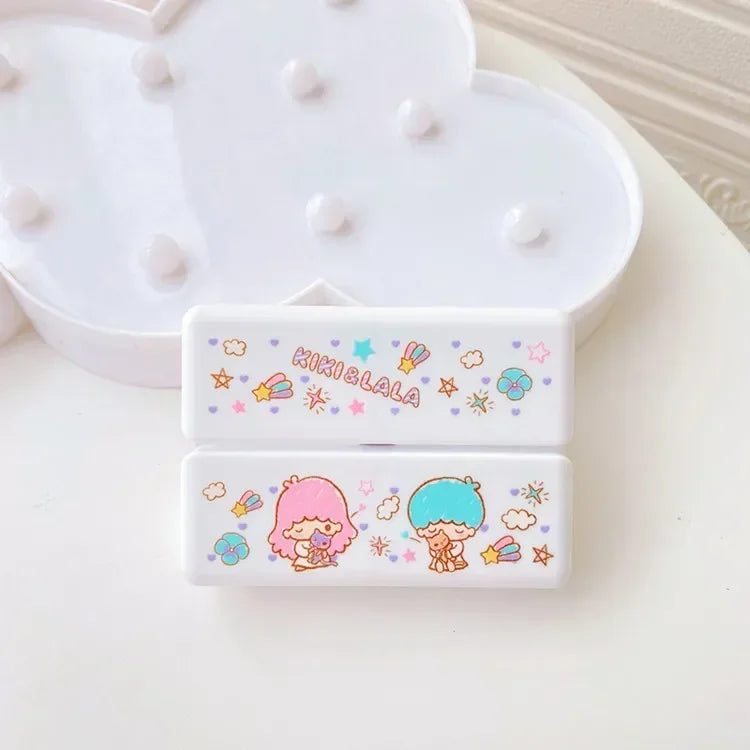 Sanrio Hello Kitty Press Box: Cute Cartoon Cinnamonroll Girl Lipstick and Cosmetics Storage - C 10x7x2.5CM 4 - All
