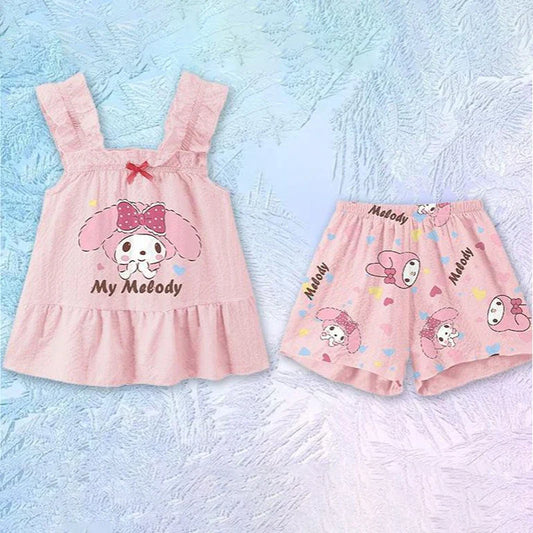 Sanrio Kuromi Cinnamoroll Childrens Pajamas - Pink / 150 - All Products - Baby & Toddler Clothing - 7 - 2024