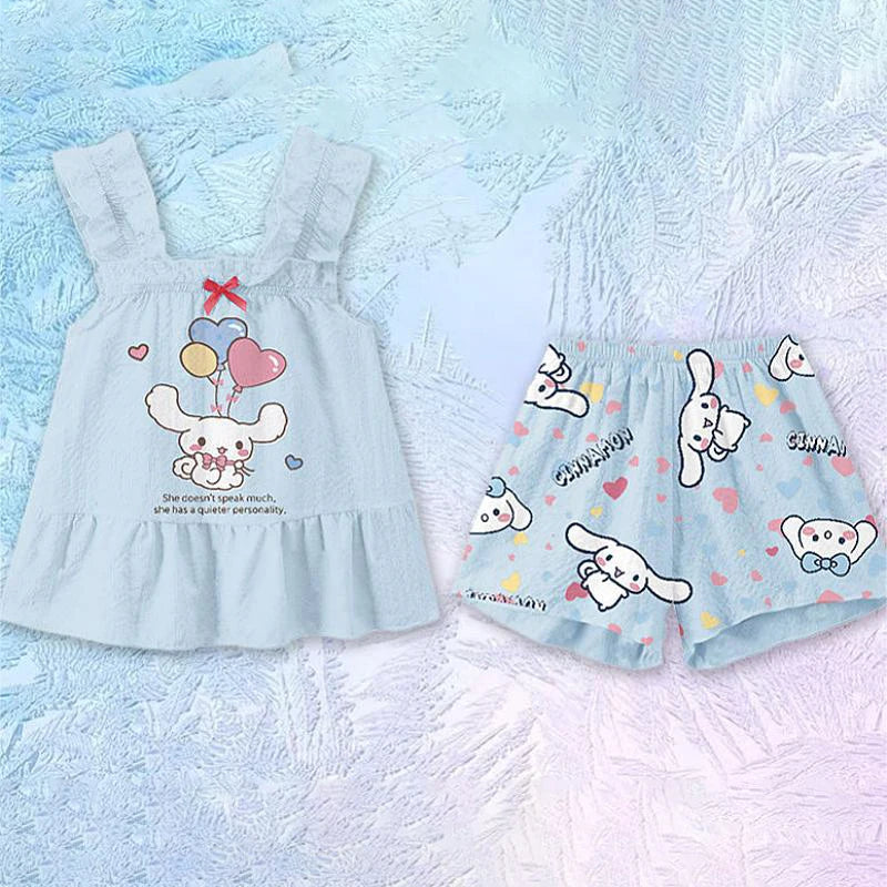 Sanrio Kuromi Cinnamoroll Childrens Pajamas - Blue / 150 - All Products - Baby & Toddler Clothing - 8 - 2024