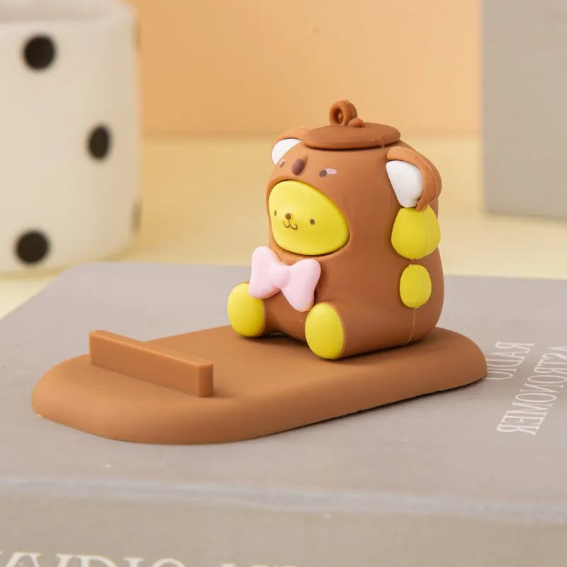 Sanrio Mobile Phone & Tablet Stand - Hello Kitty & Friends Desk Accessories - Pompompurin - All Products - Apparel &