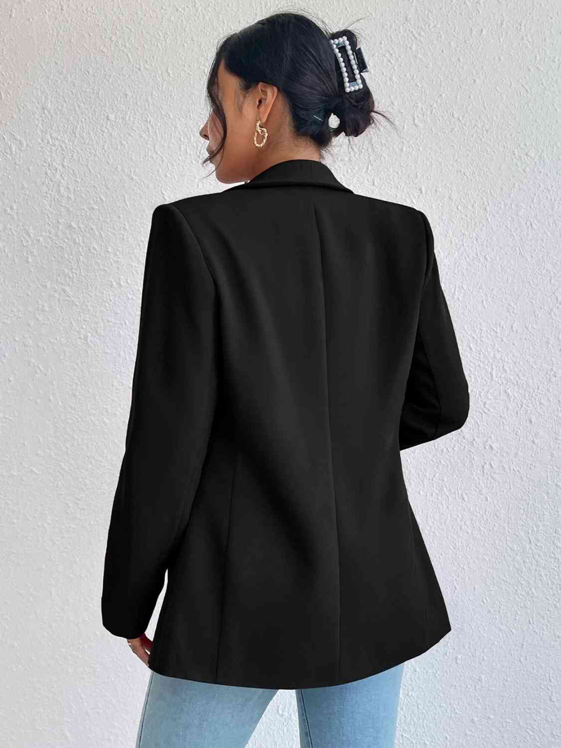 Shawl Collar Long Sleeve Blazer - All Products - Coats & Jackets - 12 - 2024