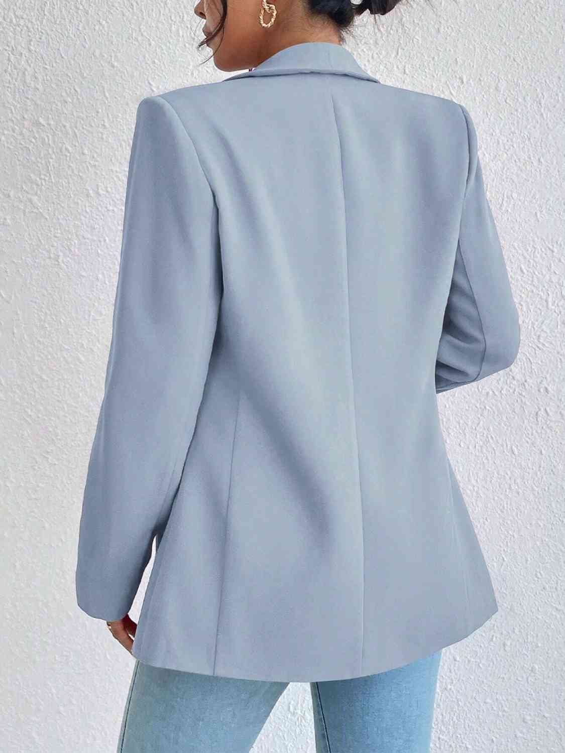 Shawl Collar Long Sleeve Blazer - All Products - Coats & Jackets - 18 - 2024