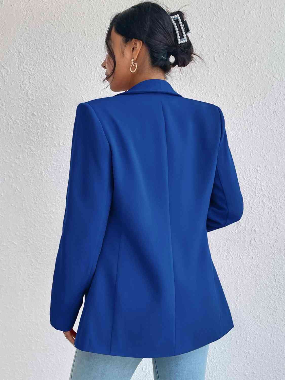 Shawl Collar Long Sleeve Blazer - All Products - Coats & Jackets - 27 - 2024