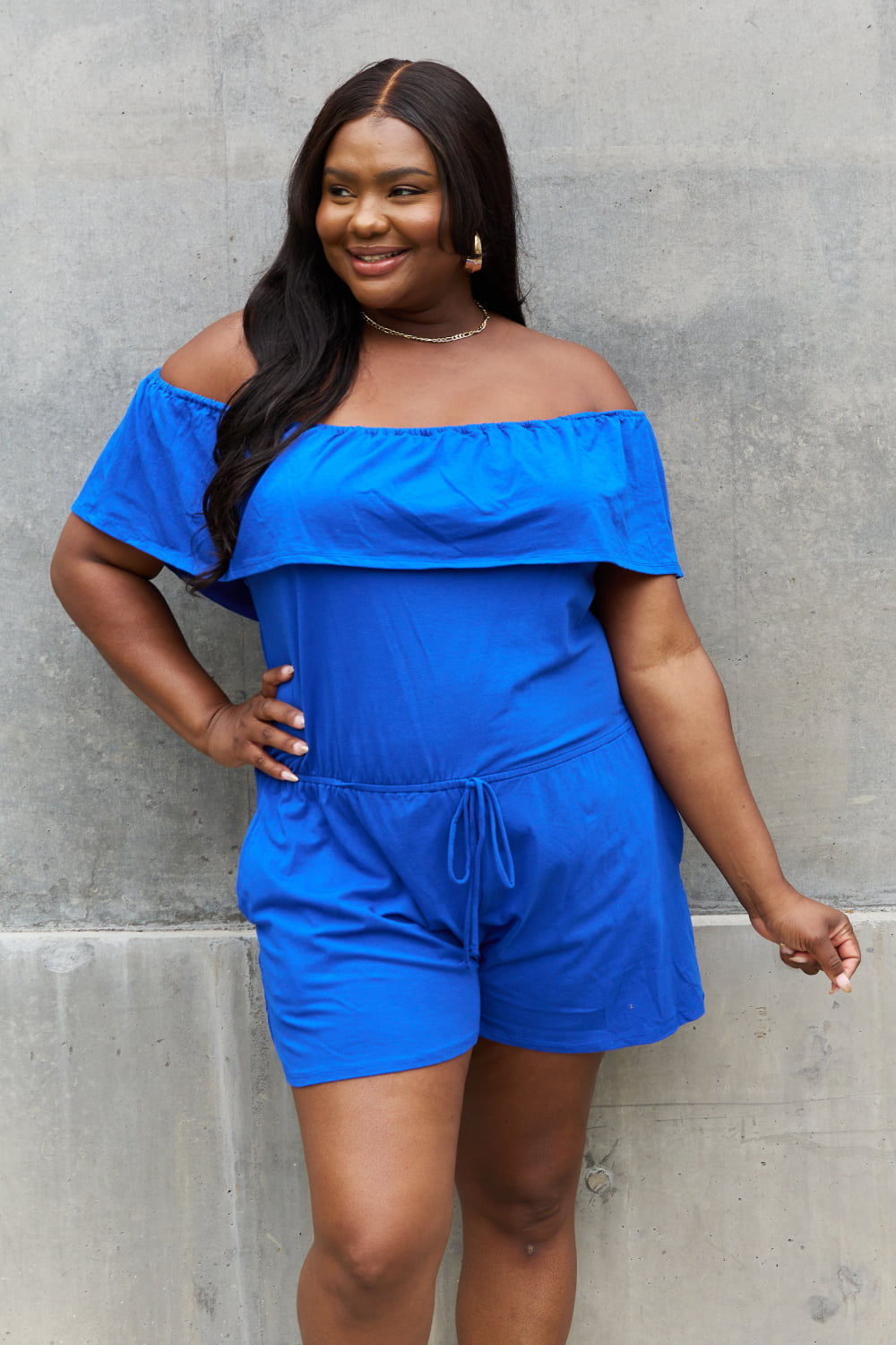 Off The Shoulder Romper - All Products - Jumpsuits & Rompers - 3 - 2024