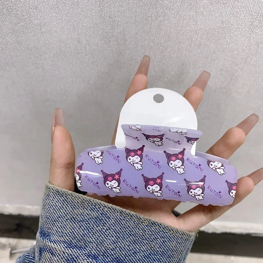 Small Animal Grip Clip: Cute Hello Kitty & Kuromi Cartoon Hairpin Set for Girls - D5 - All Products - Hair Pins - 31