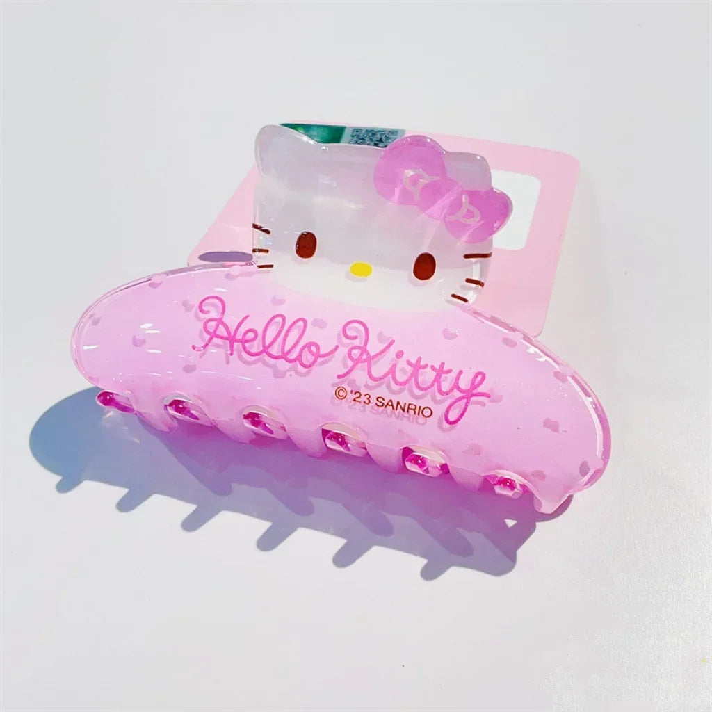 Small Animal Grip Clip: Cute Hello Kitty & Kuromi Cartoon Hairpin Set for Girls - E1 - All Products - Hair Pins - 32