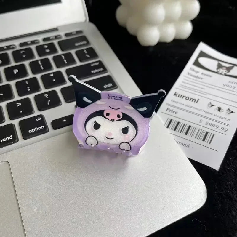 Small Animal Grip Clip: Cute Hello Kitty & Kuromi Cartoon Hairpin Set for Girls - G3 - All Products - Hair Pins - 43
