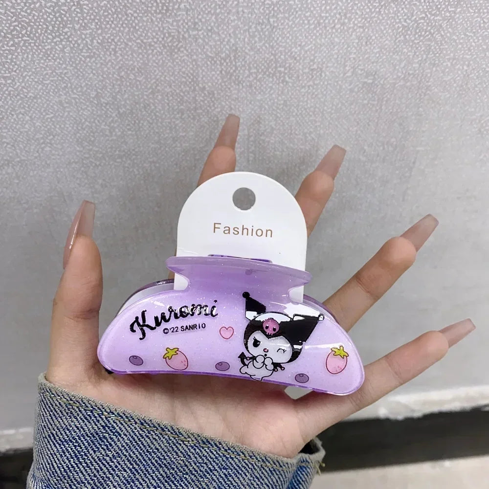 Small Animal Grip Clip: Cute Hello Kitty & Kuromi Cartoon Hairpin Set for Girls - A3 - All Products - Hair Pins - 13