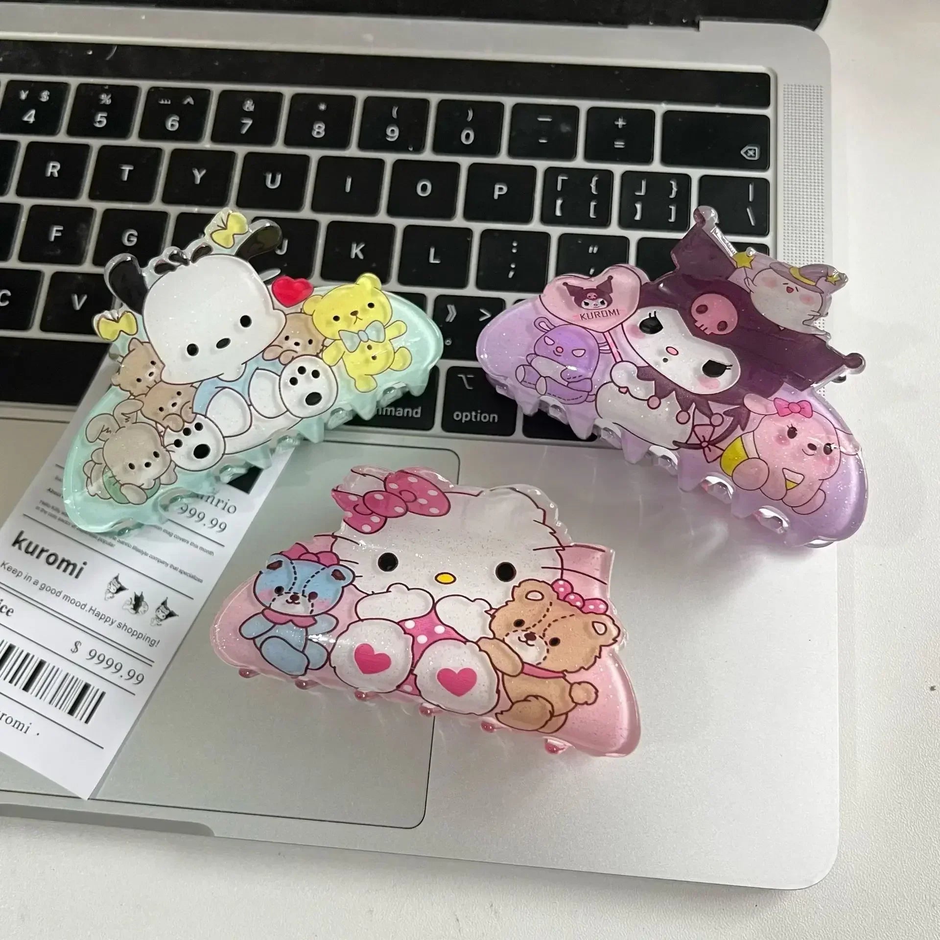 Small Animal Grip Clip: Cute Hello Kitty & Kuromi Cartoon Hairpin Set for Girls - All Products - Hair Pins - 3 - 2024