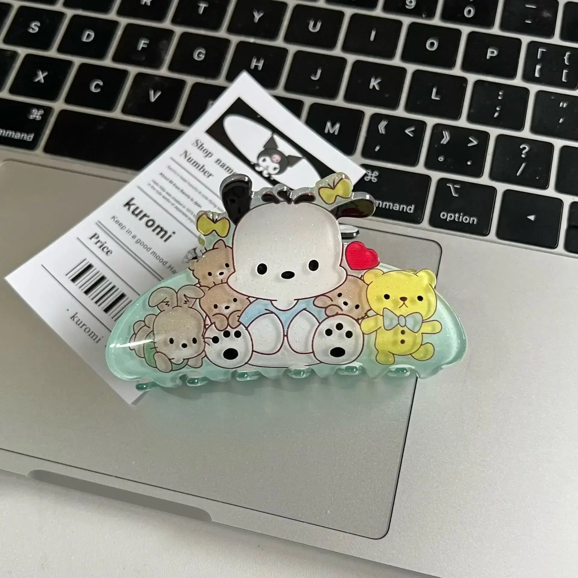 Small Animal Grip Clip: Cute Hello Kitty & Kuromi Cartoon Hairpin Set for Girls - Pochacco - All Products - Hair Pins