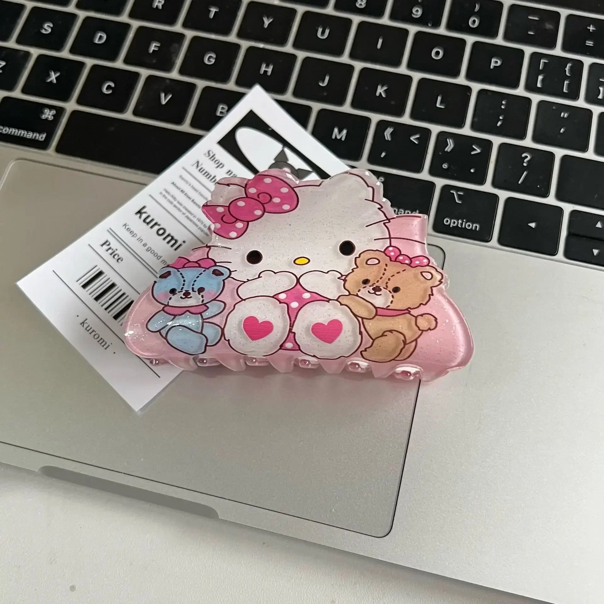 Small Animal Grip Clip: Cute Hello Kitty & Kuromi Cartoon Hairpin Set for Girls - Hello Kitty - All Products - Hair