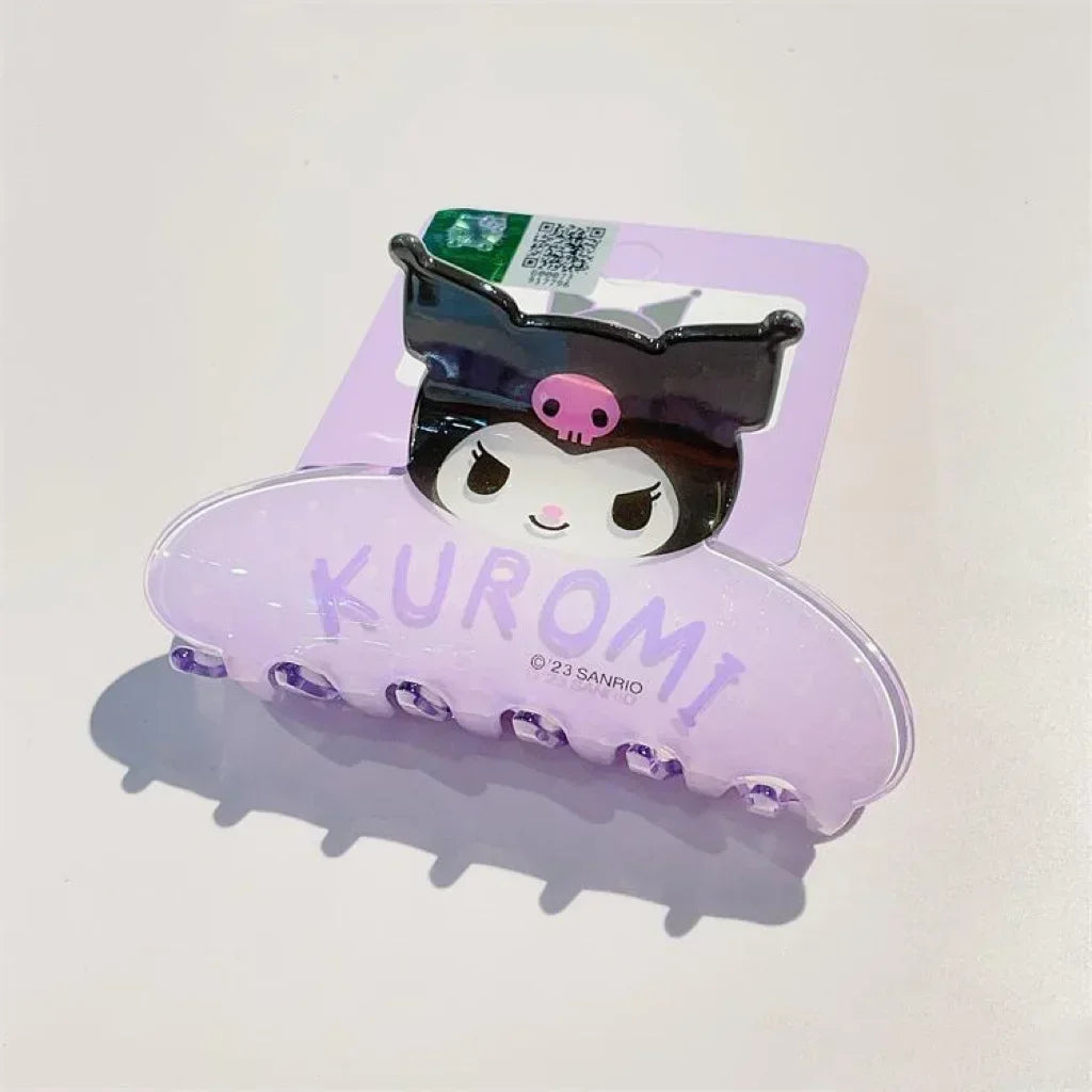 Small Animal Grip Clip: Cute Hello Kitty & Kuromi Cartoon Hairpin Set for Girls - E2 - All Products - Hair Pins - 33