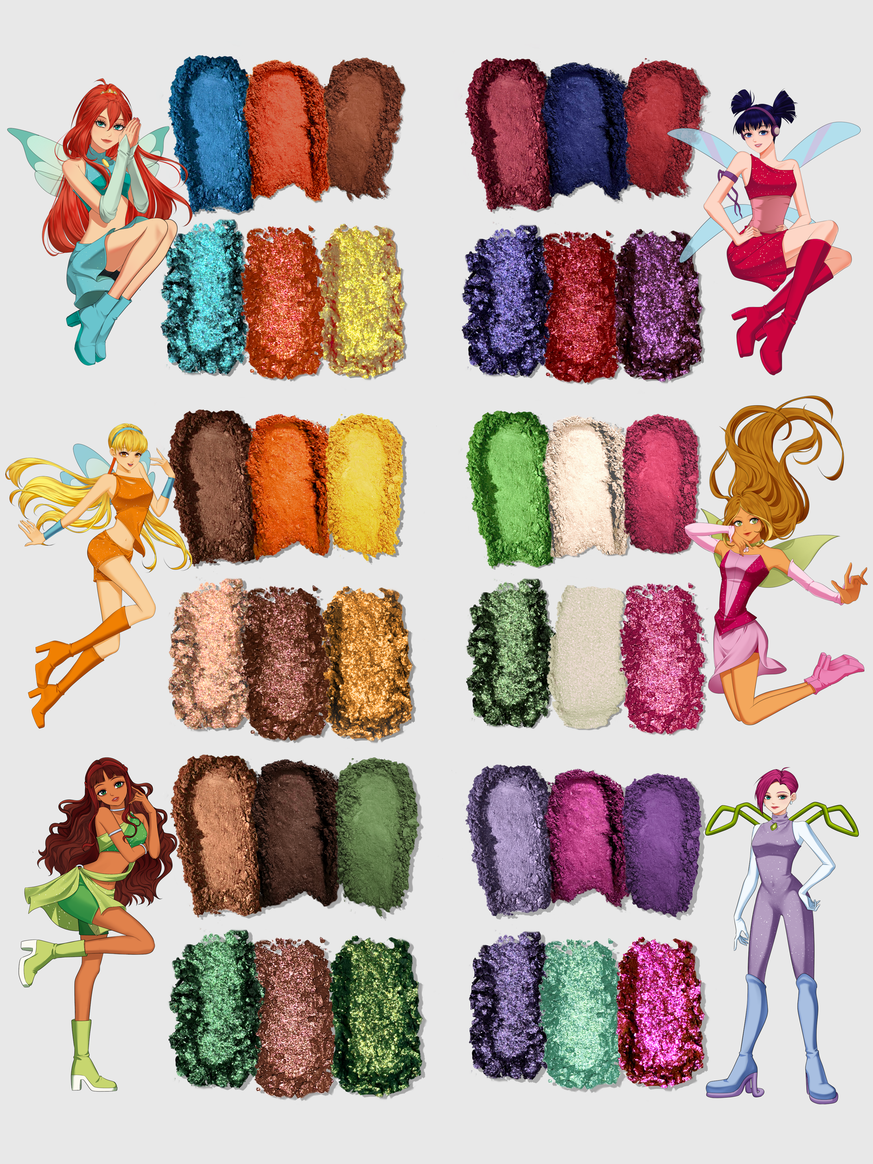 Nekoyanin x Winx Club Butterfly Makeup Palette