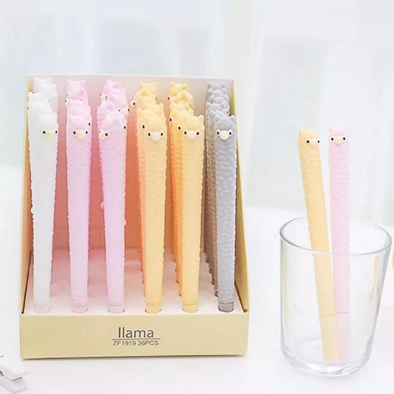 1X Cute Alpaca Gel Pen - Stationary & More - Pens - 2 - 2024