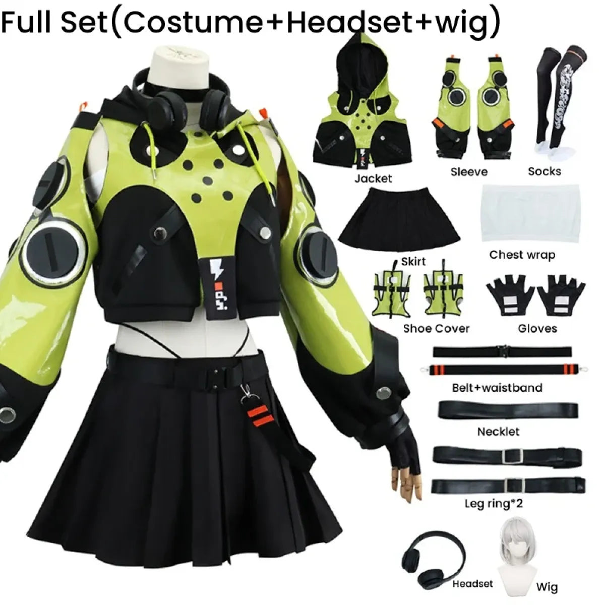 Anby Demara Cosplay Costume – Zenless Zone Zero Outfit with Props - 🎃 Spooky Season 🎃 - Cosplay - 17