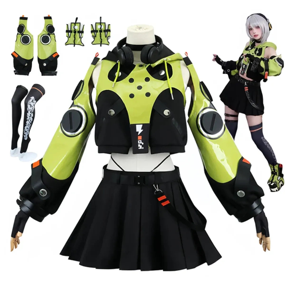 Anby Demara Cosplay Costume – Zenless Zone Zero Outfit with Props - Cosplay - Cosplay - 1